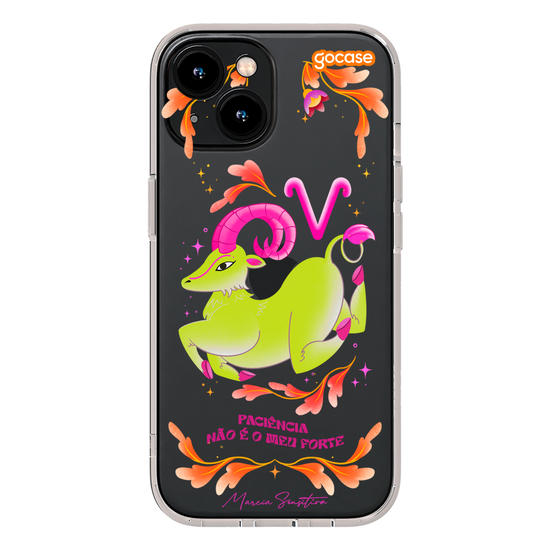 Capinha para celular  Marcia Sensitiva - Signos - Áries
