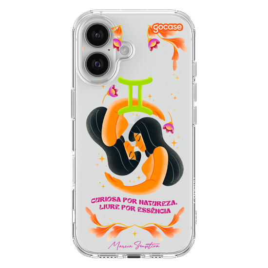 Capinha para celular  Marcia Sensitiva - Signos - Gêmeos