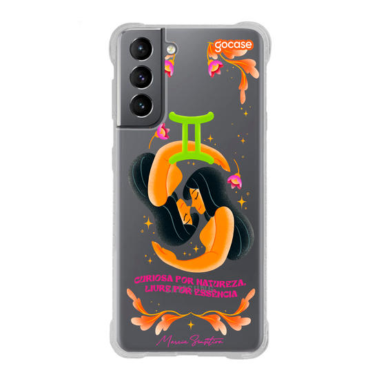 Capinha para celular  Marcia Sensitiva - Signos - Gêmeos