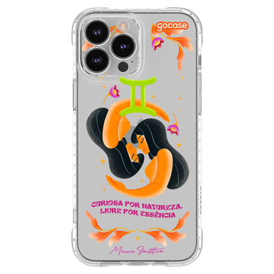 Capinha para celular  Marcia Sensitiva - Signos - Gêmeos