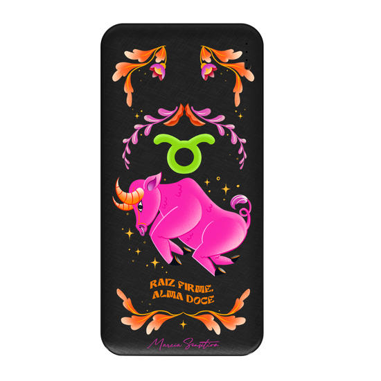 Carregador Portátil Fast Charge - Marcia Sensitiva - Signos - Touro