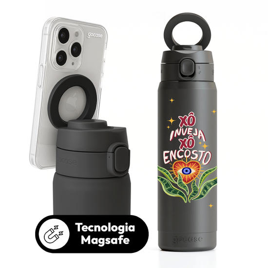 Garrafa Térmica Magsafe + Ebook - Marcia Sensitiva - Xô Inveja, Xô Encosto!
