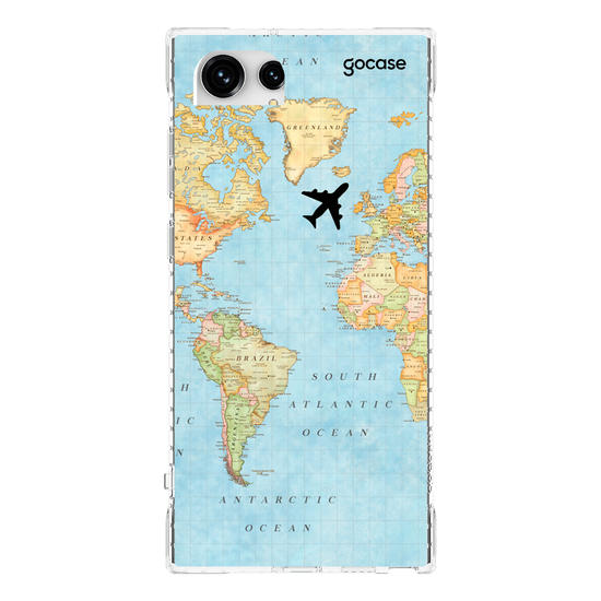 Capinha para celular Mapa Mundi