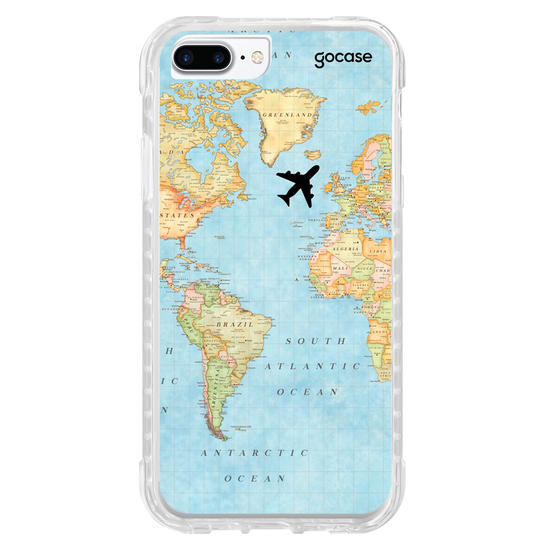 Capinha para celular Mapa Mundi