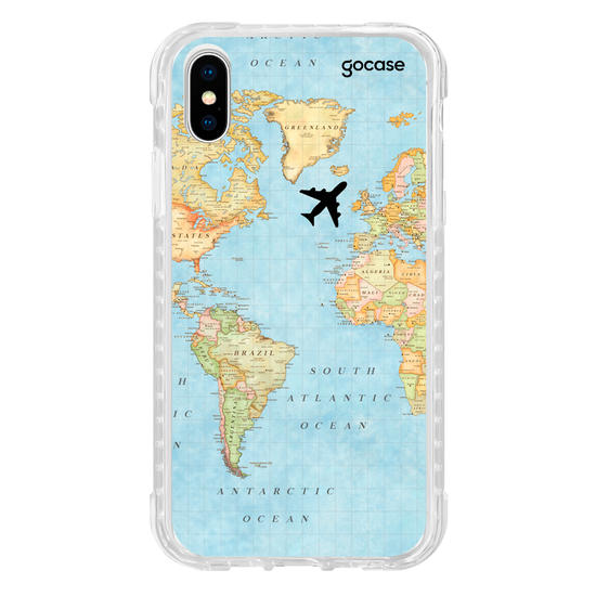 Capinha para celular Mapa Mundi