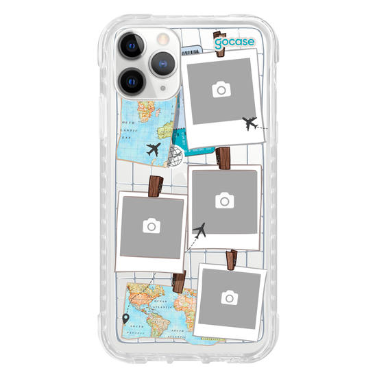 Capinha para celular  Mural de Memórias - Mapa Mundi