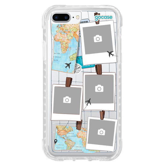 Capinha para celular  Mural de Memórias - Mapa Mundi