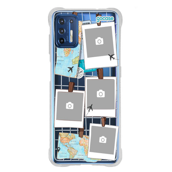 Capinha para celular  Mural de Memórias - Mapa Mundi