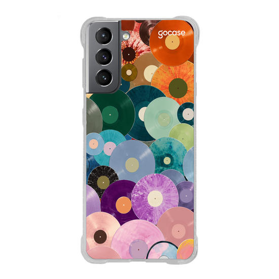 Capinha para celular  Music Disco Colors