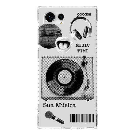 Capinha para celular  Music Time