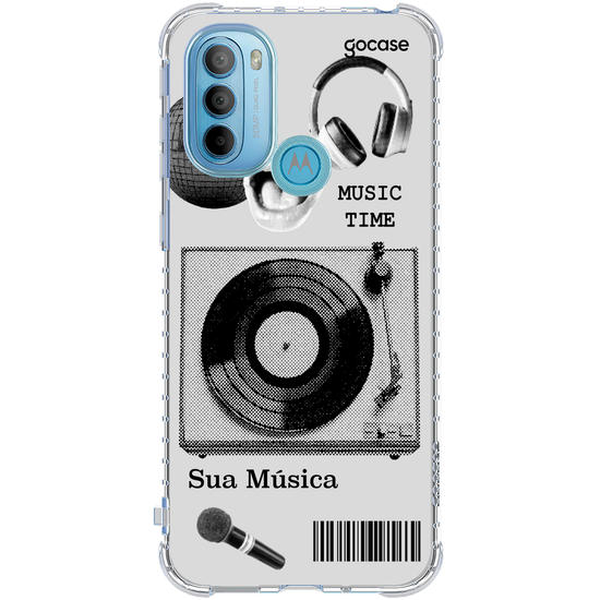 Capinha para celular  Music Time
