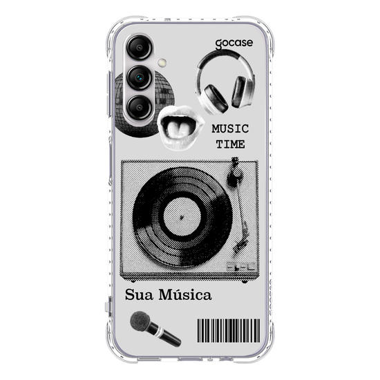 Capinha para celular  Music Time
