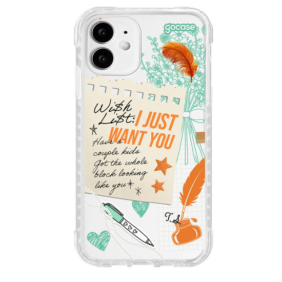 Capinha para celular  My Wish List Is You