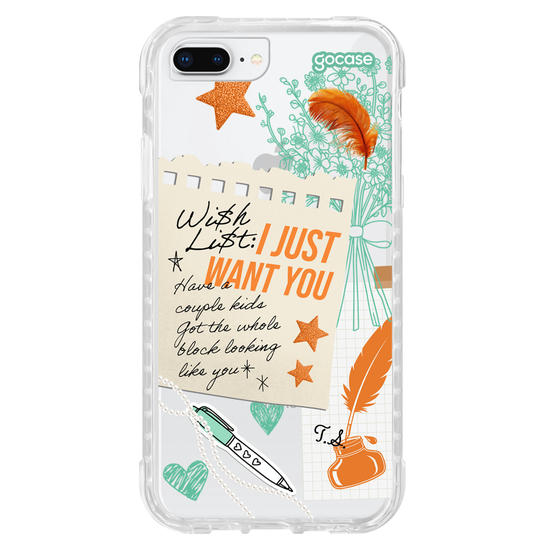 Capinha para celular  My Wish List Is You