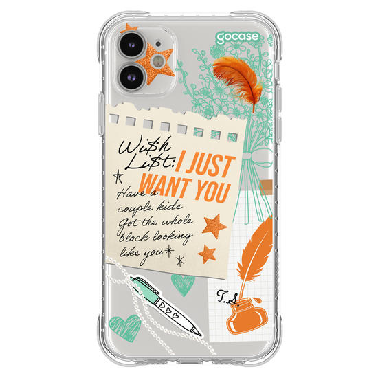 Capinha para celular  My Wish List Is You
