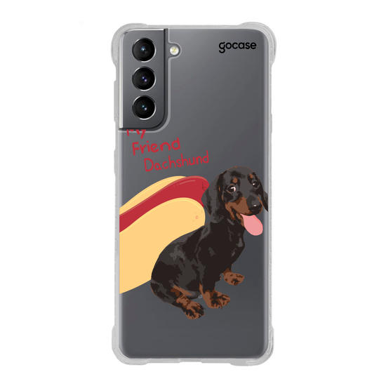 Capinha para celular My Friend Dachshund