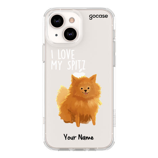 I Love My Spitz Phone Case