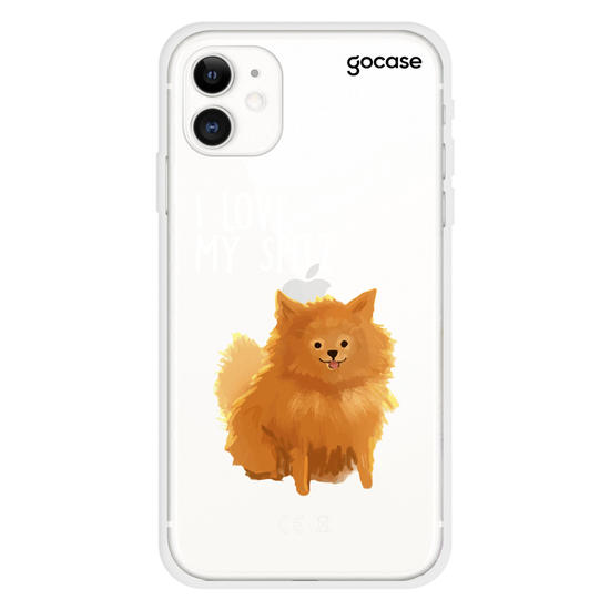 I Love My Spitz Phone Case