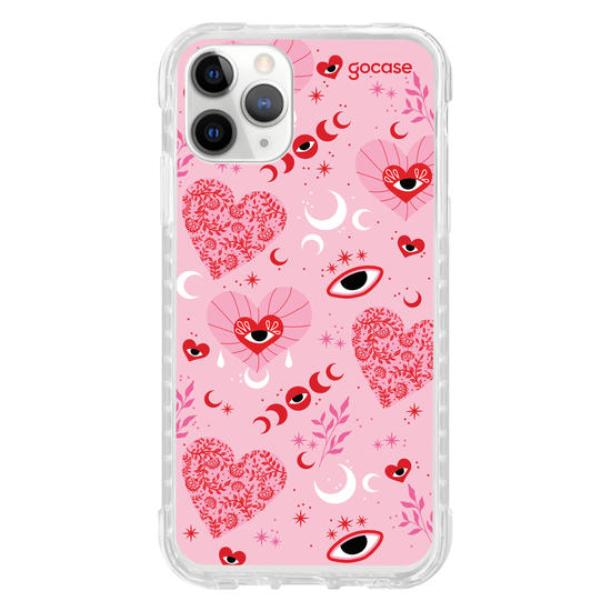 Capinha para celular  Mystic Pink Hearts