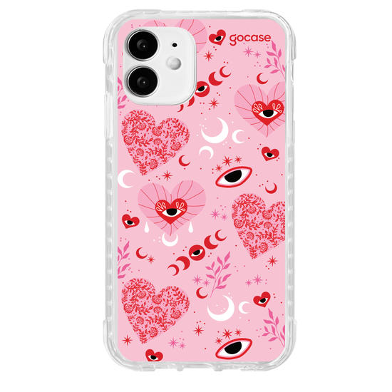 Capinha para celular  Mystic Pink Hearts