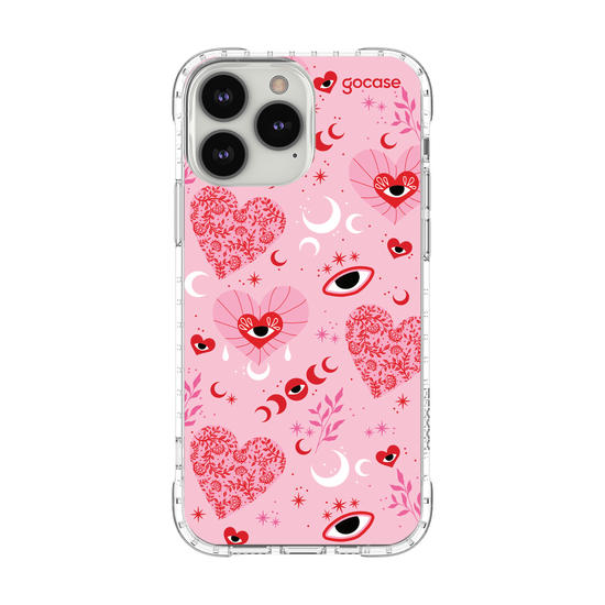 Capinha para celular  Mystic Pink Hearts