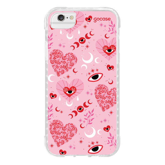 Capinha para celular  Mystic Pink Hearts