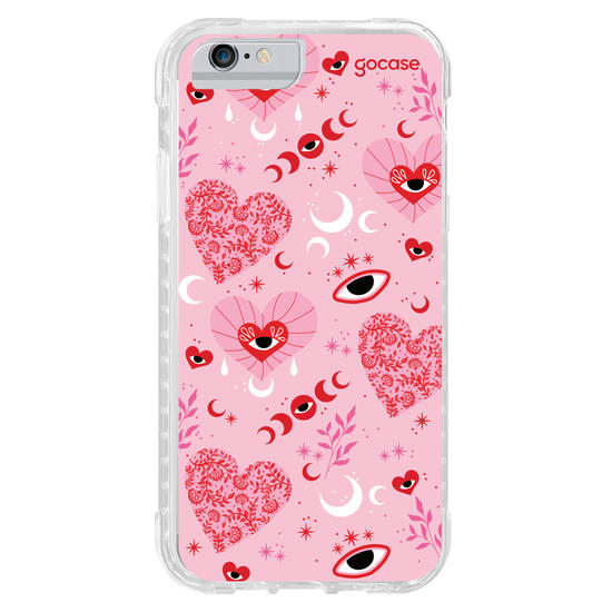 Capinha para celular  Mystic Pink Hearts