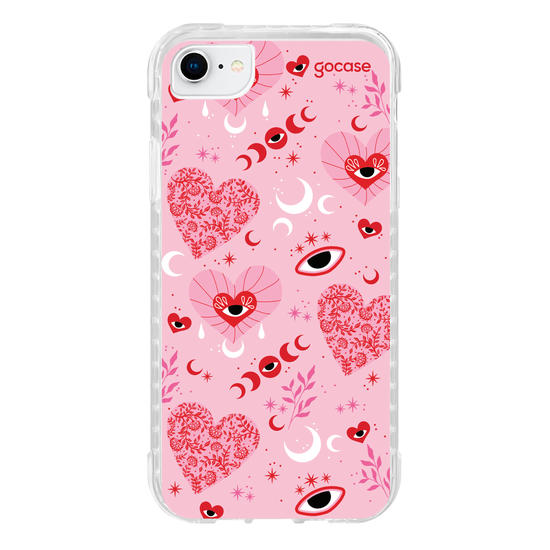Capinha para celular  Mystic Pink Hearts
