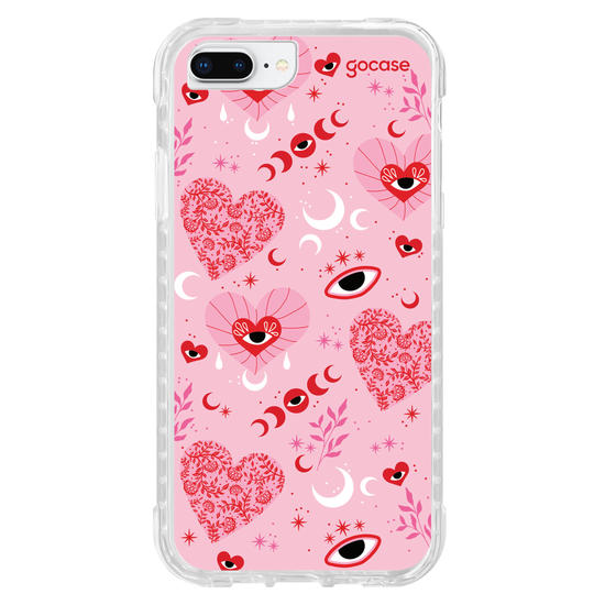 Capinha para celular  Mystic Pink Hearts