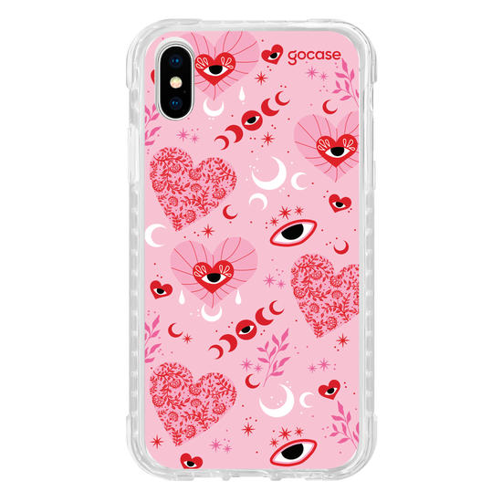 Capinha para celular  Mystic Pink Hearts