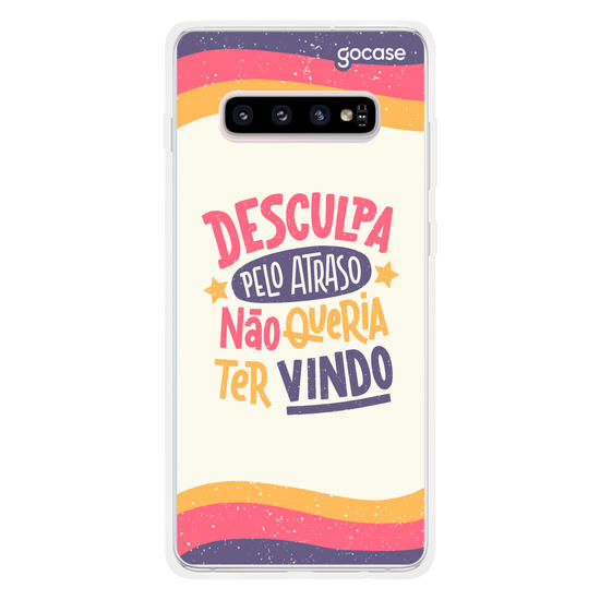 Capinha para celular Não Queria Ter Vindo