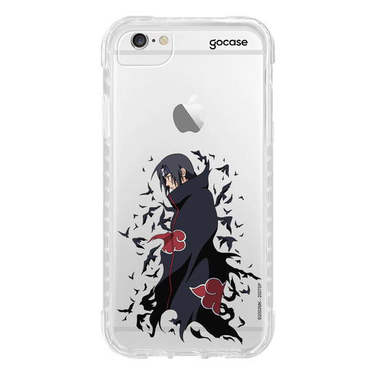 Capinha para celular Naruto - Itachi Corvos