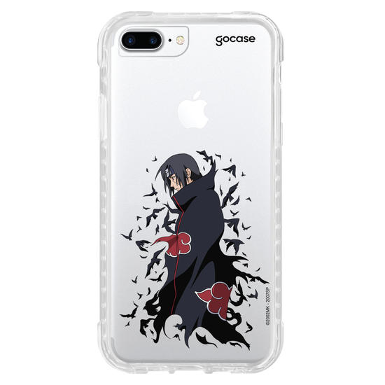 Capinha para celular Naruto - Itachi Corvos