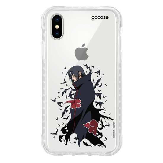 Capinha para celular Naruto - Itachi Corvos