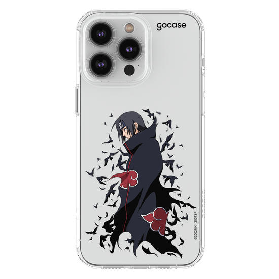 Capinha para celular Naruto - Itachi Corvos
