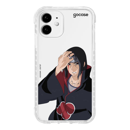 Capinha para celular iPhone 12 Mini Naruto - Nuvens Akatsuki - Gocase