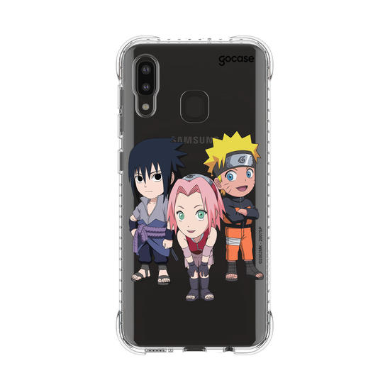 Capinha para celular Naruto - Trio Chibi