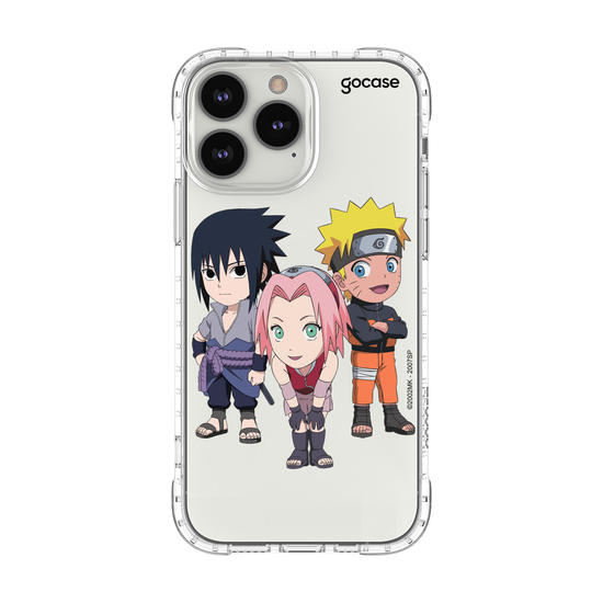 Capinha para celular Naruto - Trio Chibi