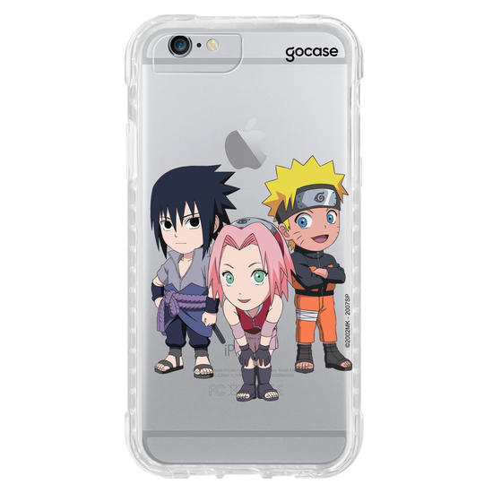 Capinha para celular Naruto - Trio Chibi
