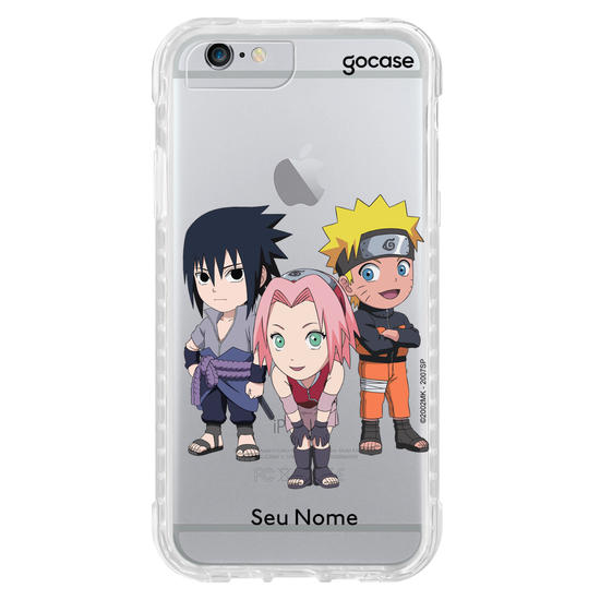 Capinha para celular Naruto - Trio Chibi