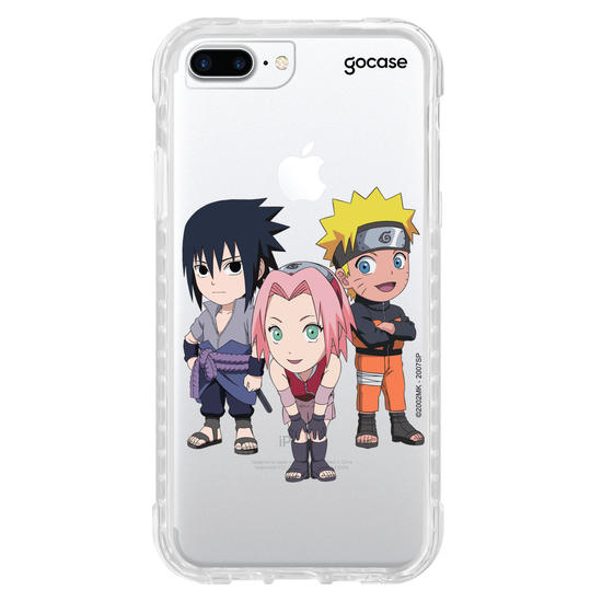 Capinha para celular Naruto - Trio Chibi