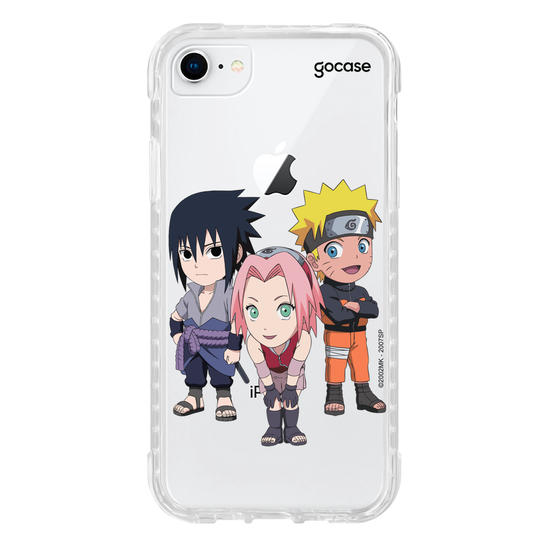 Capinha para celular Naruto - Trio Chibi