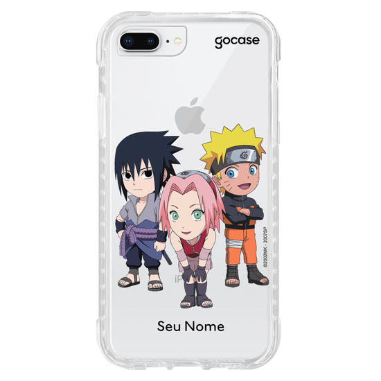 Capinha para celular Naruto - Trio Chibi