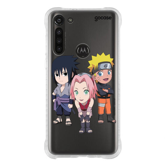 Capinha para celular Naruto - Trio Chibi