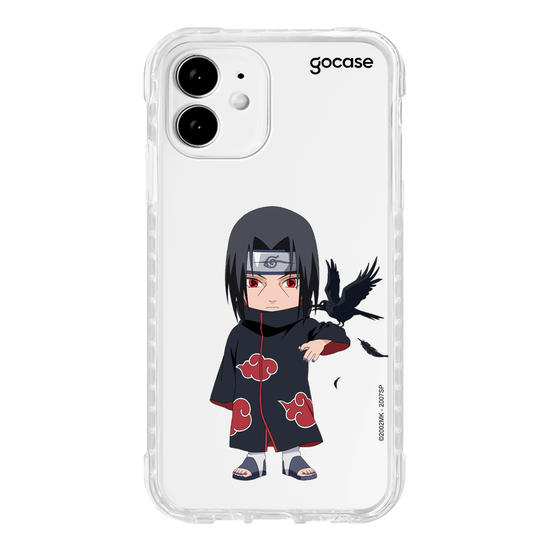 Capinha para celular iPhone 12 Mini Naruto - Nuvens Akatsuki - Gocase