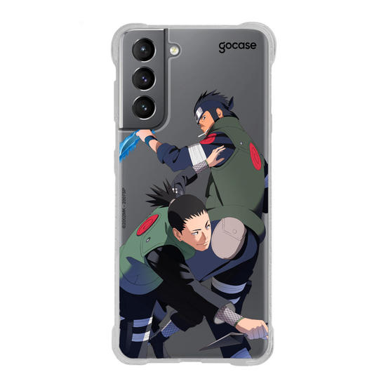 Capinha para celular Naruto - Shikamaru e Asuma
