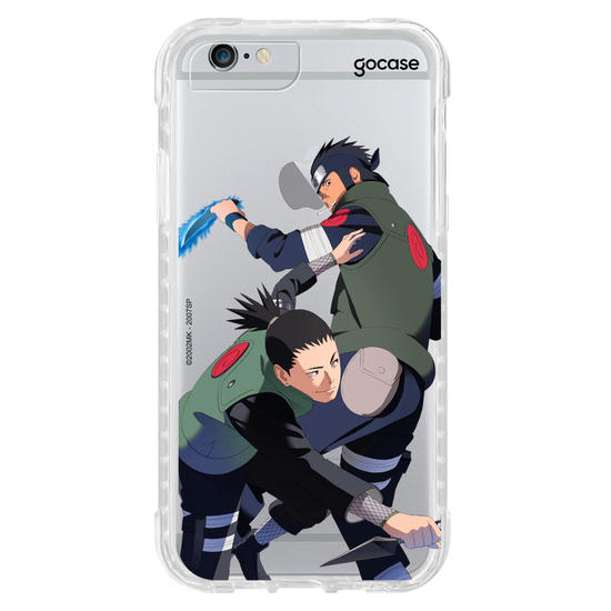 Capinha para celular Naruto - Shikamaru e Asuma