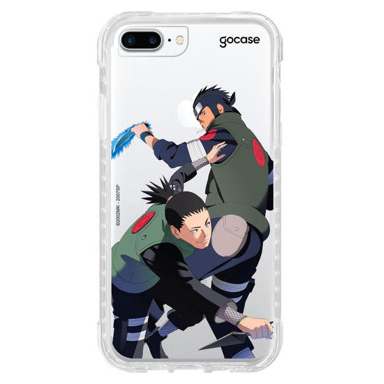 Capinha para celular Naruto - Shikamaru e Asuma