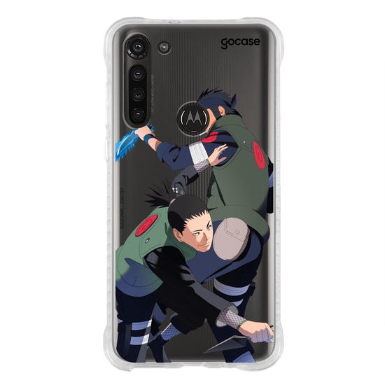 Capinha para celular Naruto - Shikamaru e Asuma
