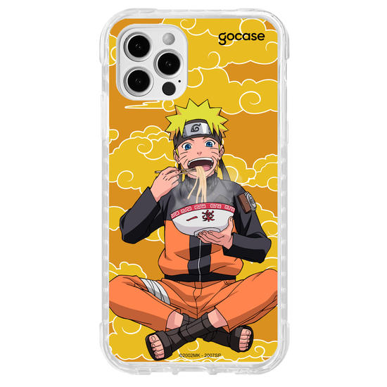 Capinha para celular iPhone 12 Mini Naruto - Nuvens Akatsuki - Gocase